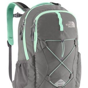 Teal and Grey North Face women’s Jester Backpack